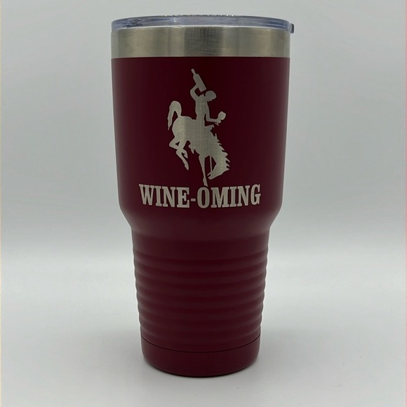 POLAR CAMEL INSULATED TRAVEL CUP WITH LID WINE-OMING - Picture 1 of 6
